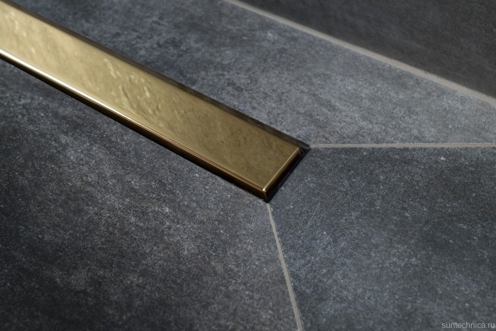 Душевой трап (лоток) Pestan Confluo Frameless Line 650 gold