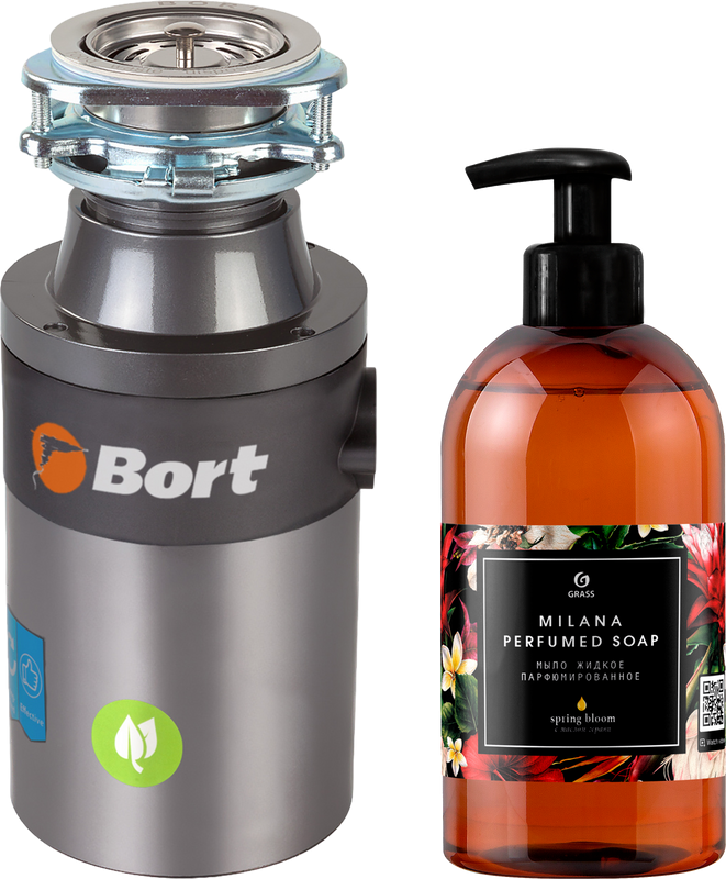 Измельчитель отходов Bort Titan 4000 Plus + жидкое мыло