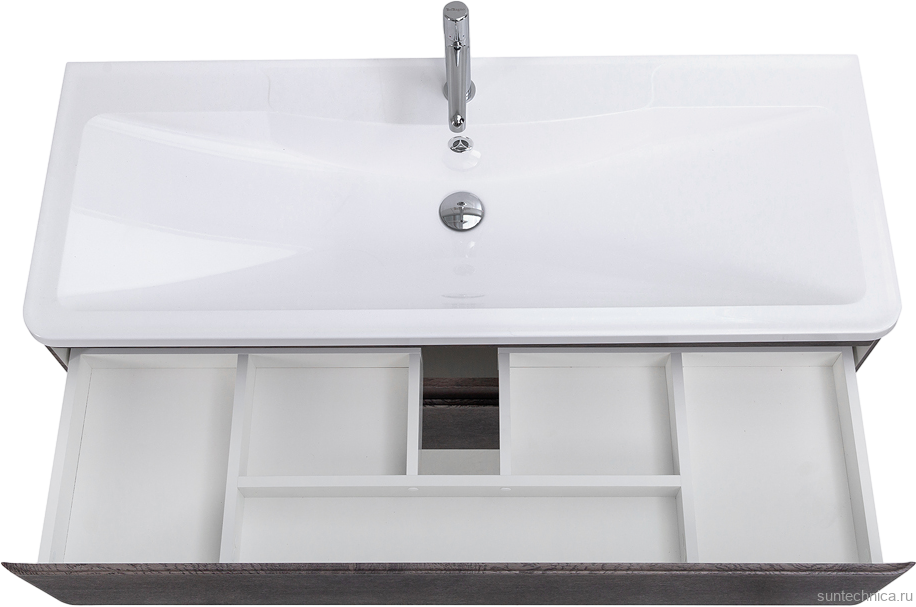 Тумба под раковину BelBagno Albano 120 подвесная, rovere nature grigio