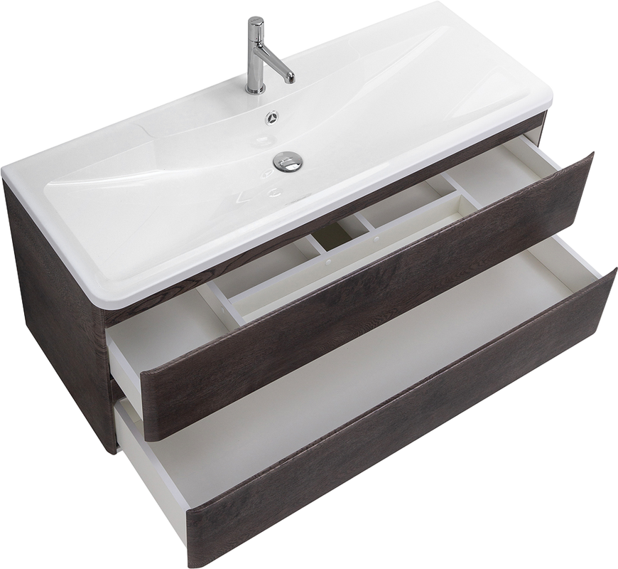 Тумба под раковину BelBagno Albano 120 подвесная, rovere nature grigio
