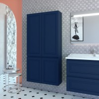 Шкаф-пенал для ванной Caprigo Wales Смальти 80 океания Шкаф-пенал для ванной Caprigo Wales Смальти 80 океания