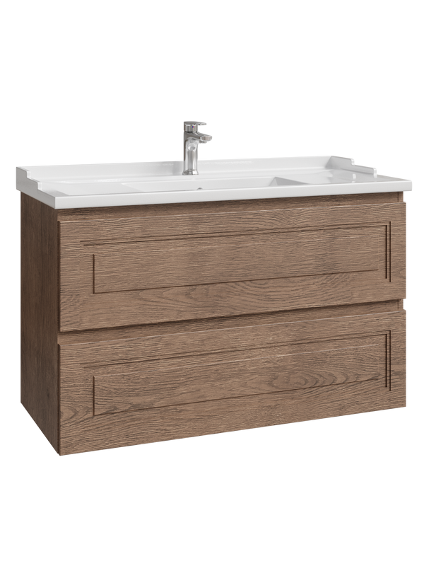 Тумба с раковиной Caprigo Wales 100 светлый орех