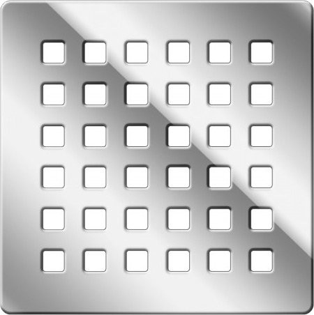 Душевой трап Berges Trend 091003, 10x10 см