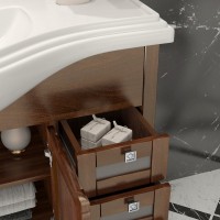 Тумба под раковину Opadiris Мираж 120 светлый орех