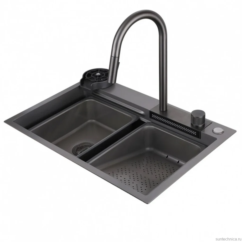 Мойка кухонная Abber Wasser Kreis AF2194NG никель