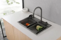 Мойка кухонная Abber Wasser Kreis AF2194NG никель Мойка кухонная Abber Wasser Kreis AF2194NG никель