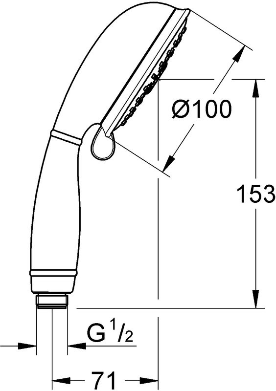 Душевая лейка Grohe Tempesta New Rustic 27608001