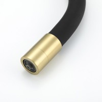 Смеситель для кухни Gappo G4398-33 с гибким изливом, золотой сатин