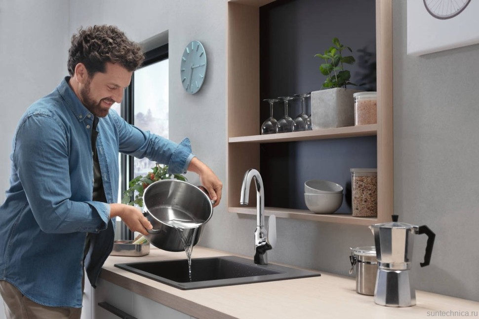 Смеситель для кухни Hansgrohe Focus M42 71802000 хром