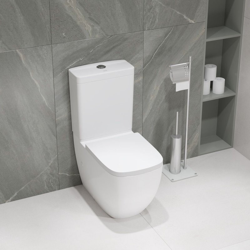 Унитаз-компакт напольный Grohe Clova 39909000 с бачком и сиденьем микролифт