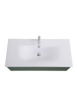 Тумба с раковиной BelBagno Uno 100 подвесная, 1 ящик, матовая еловая