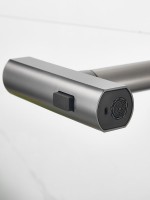 Смеситель для кухни Haiba HB73824-3 оружейная сталь