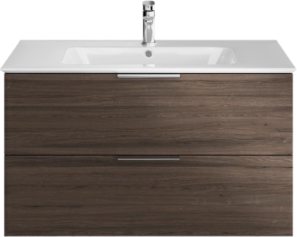 Тумба с раковиной KERAMA MARAZZI Piano 95 подвесная, дымчатый вяз