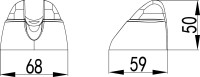 Настенный держатель Lemark LM8099C