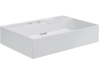 Тумба с раковиной KERAMA MARAZZI Logica 70 подвесная, песчаная, с отверстием под дозатор