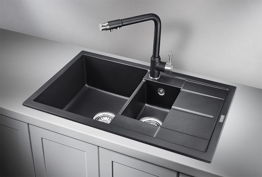 Мойка кухонная Granula 7802 шварц