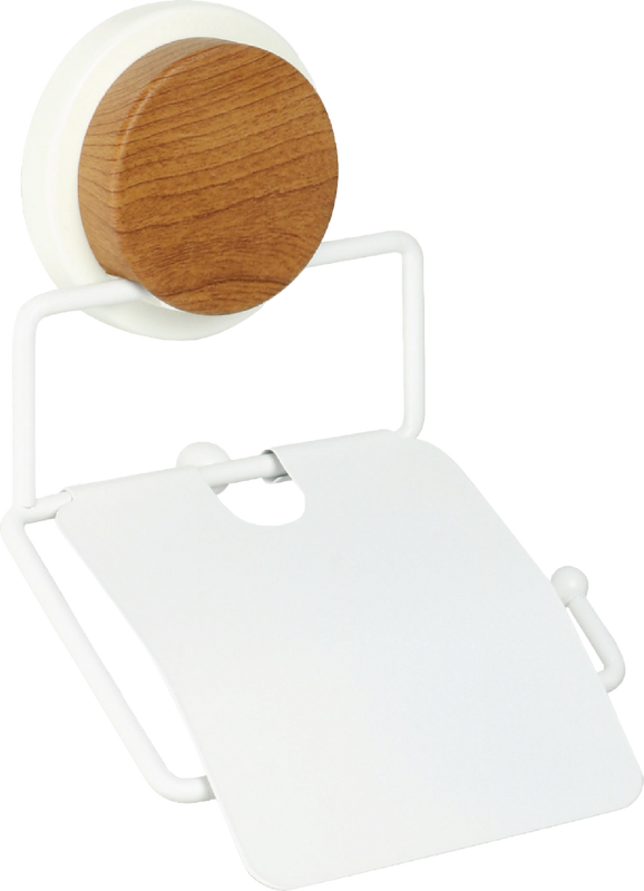 Держатель туалетной бумаги Fixsen Magic White FX-47010 с крышкой