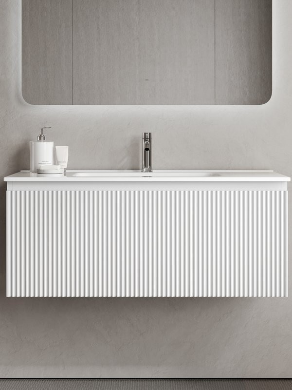 Тумба под раковину без столешницы Sancos Snob R 1.0 100 bianco