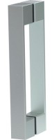Душевая дверь в нишу Vegas Glass GPS Novo 90 07 01 L профиль матовый хром, стекло прозрачное