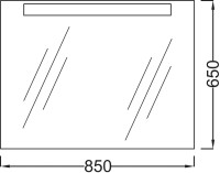 Зеркало Jacob Delafon Presquile EB1109 85