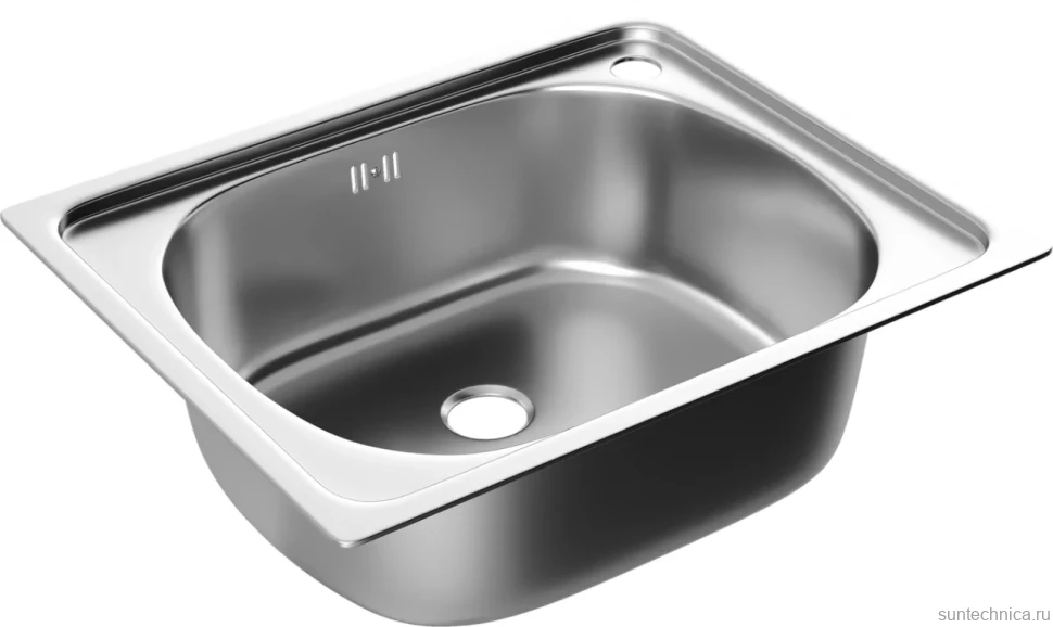 Мойка кухонная Domaci Равенна Ssik DCL 500*400 (6) 2T отверстие под смеситель справа