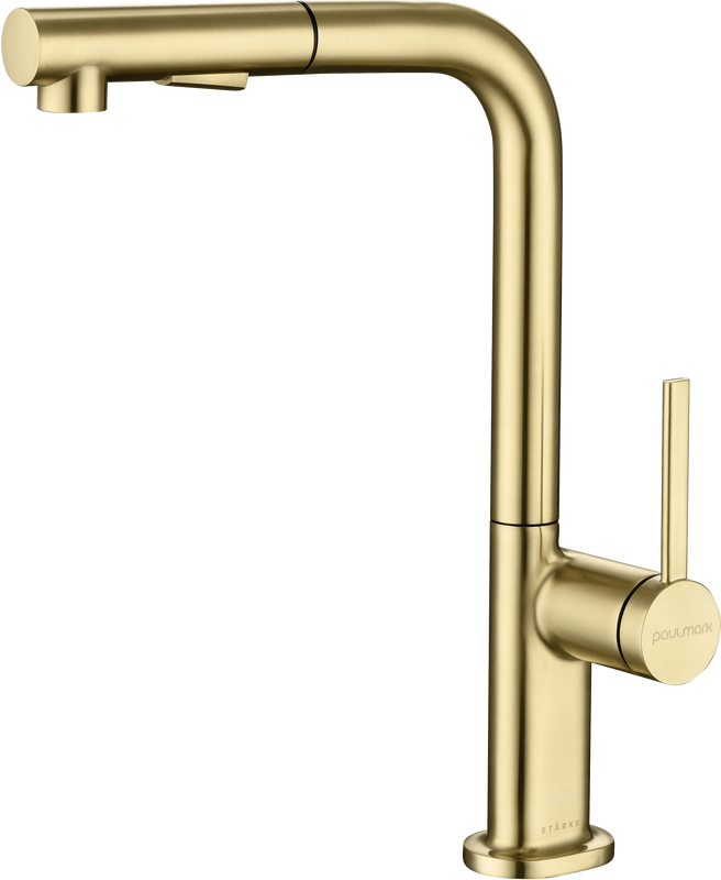 Смеситель для кухни Paulmark Neo Ne214419-LG светлое золото