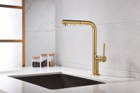 Смеситель для кухни Paulmark Neo Ne214419-LG светлое золото