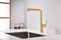 Смеситель для кухни Paulmark Neo Ne214419-LG светлое золото