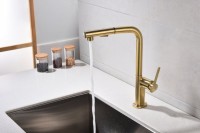 Смеситель для кухни Paulmark Neo Ne214419-LG светлое золото