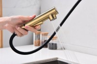 Смеситель для кухни Paulmark Neo Ne214419-LG светлое золото