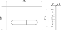 Комплект Унитаз подвесной BelBagno Loto BB070CHR/SC безободковый, с микролифтом, инсталляция BB002-80 с кнопкой BB005-PR-CHROME