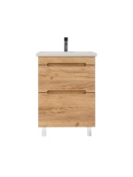 Тумба с раковиной SanStar Diva 50 напольная, Gold Kraft, раковина Фостер 50