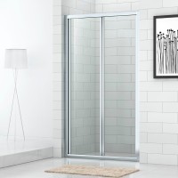 Душевая дверь в нишу Cezares Eco ECO-O-BS-90-C-Cr стекло прозрачное