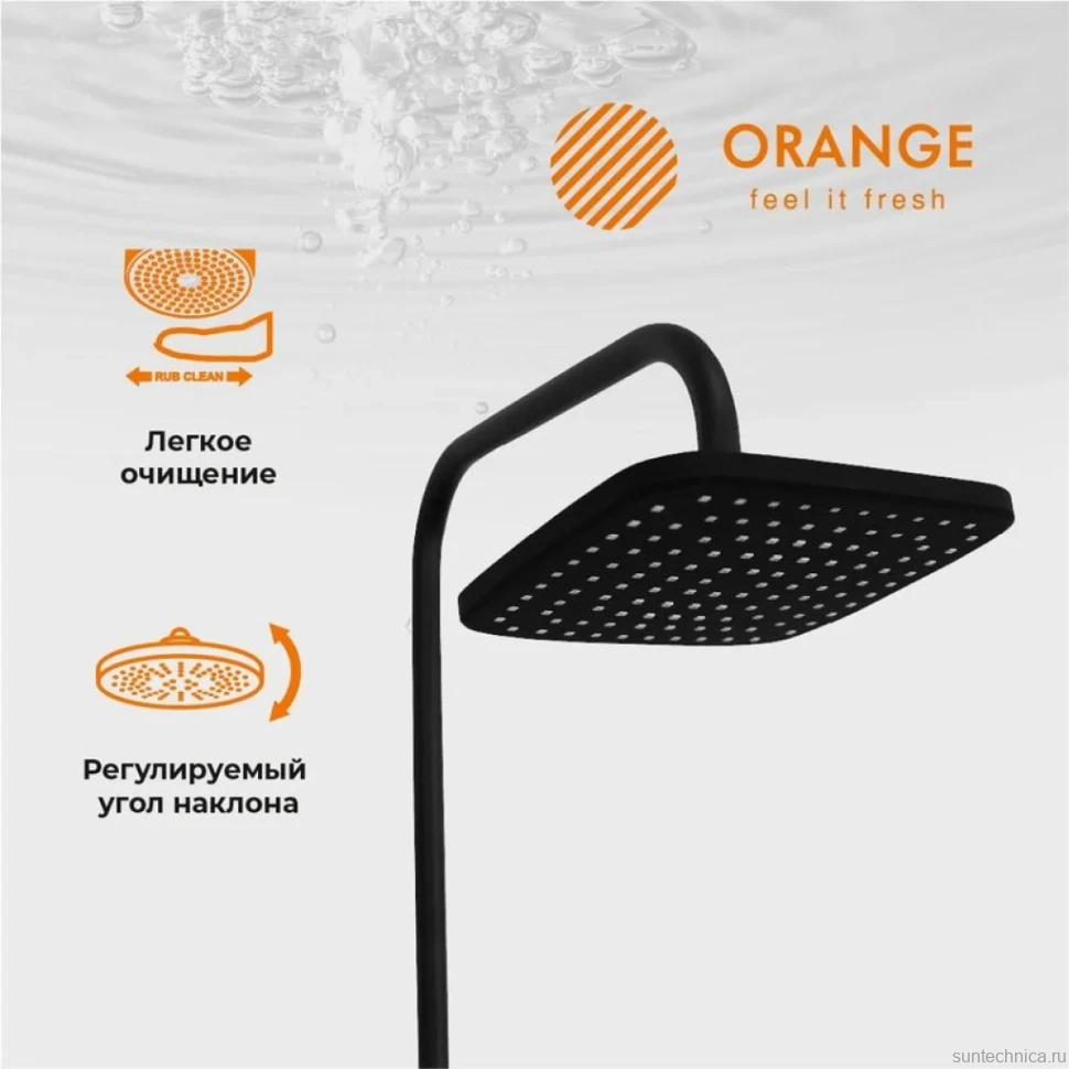 Душевая стойка Orange Karl M05-934b черная