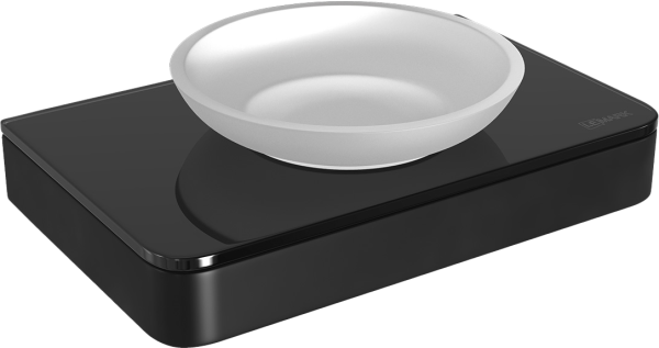 Мыльница Lemark Glass line 9742039 черный