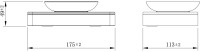 Мыльница Lemark Glass line 9742039 черный