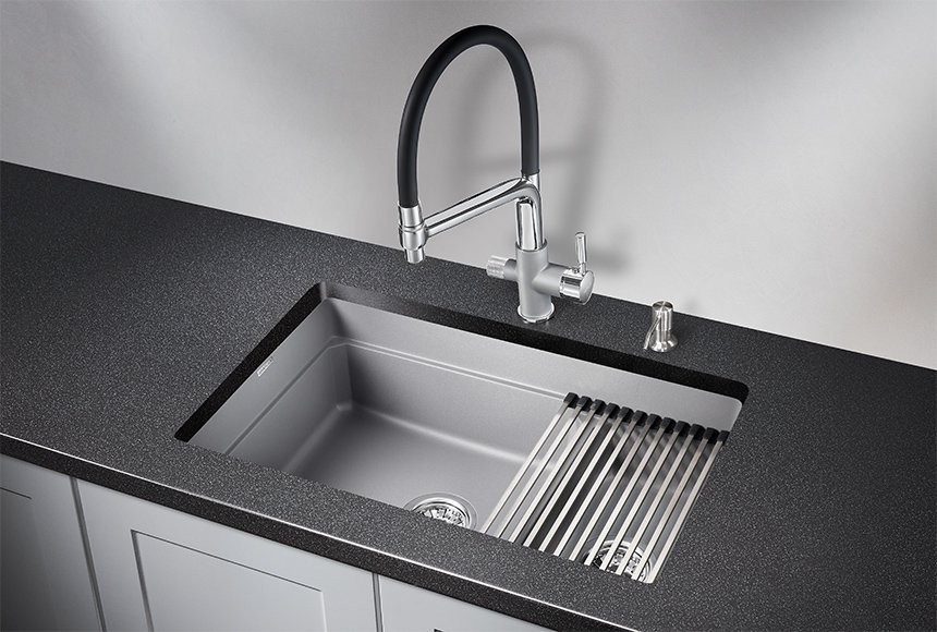 Мойка кухонная Granula Kitchen Space 7304U, алюминиум