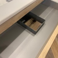 Мебель для ванной комнаты Jacob Delafon Vivienne 80 дуб давос, раковина белая