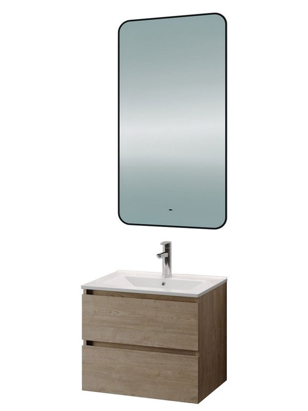 Тумба с раковиной Teymi Laina 60 светлый дуб