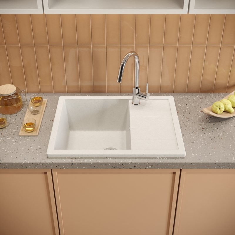 Мойка кухонная Domaci Болонья М-151-001 белая