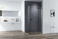 Душевой уголок Cezares Bellagio BELLAGIO-A-1-100-C-NERO 100х100, черный