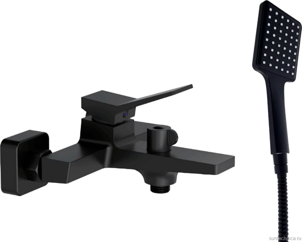Смеситель для ванны с душем Haiba HB60818-7 черный