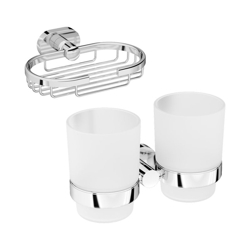 Набор Стакан AM.PM Sense A74343400 + Мыльница A7434600