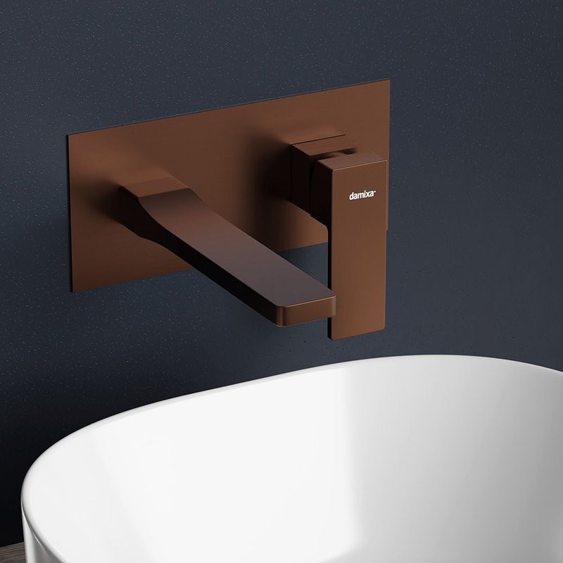 Смеситель для раковины Damixa Gala 530260500 С ВНУТРЕННЕЙ ЧАСТЬЮ розовое золото