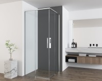 Душевой уголок Vincea Ultima VSS-7UL9090CL 90х90 см, профиль хром, стекло прозрачное