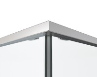 Душевой уголок Vincea Ultima VSS-7UL9090CL 90х90 см, профиль хром, стекло прозрачное