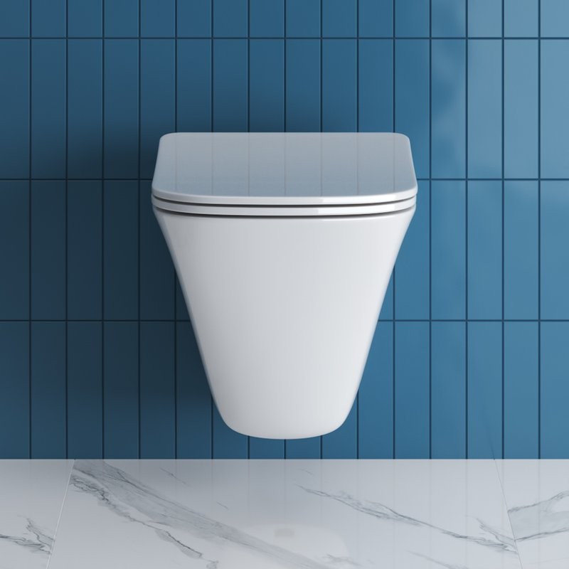 Комплект Унитаз подвесной BelBagno Marmi + Крышка BB052SC с микролифтом + Инсталляция Geberit Duofix Delta 458.149.21.1 с кнопкой смыва, хром + Звукоизоляция