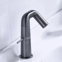 Смеситель для раковины Haiba HB10813-3 пепельный Смеситель для раковины Haiba HB10813-3 пепельный