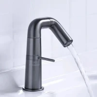 Смеситель для раковины Haiba HB10813-3 пепельный Смеситель для раковины Haiba HB10813-3 пепельный