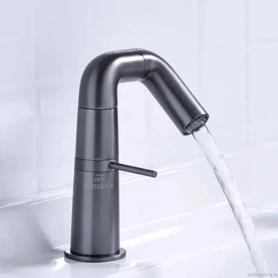 Смеситель для раковины Haiba HB10813-3 пепельный